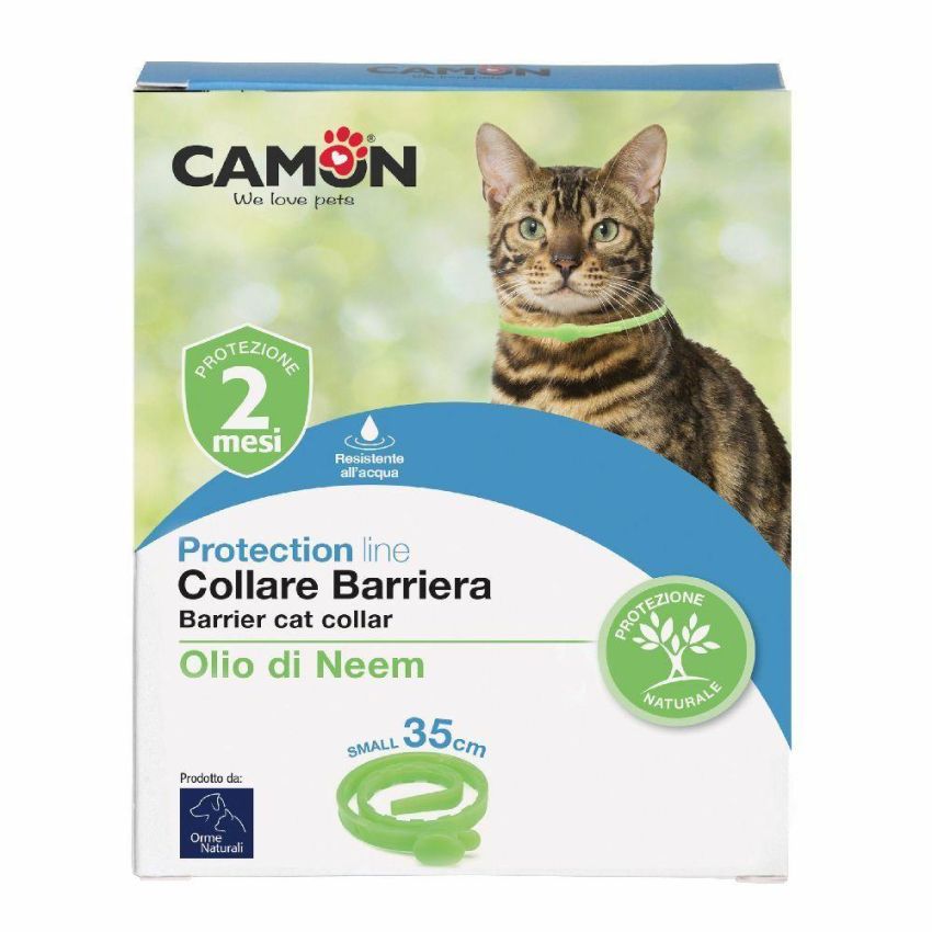 Camon Collare Antiparassitario con Olio di Neem per Gatti