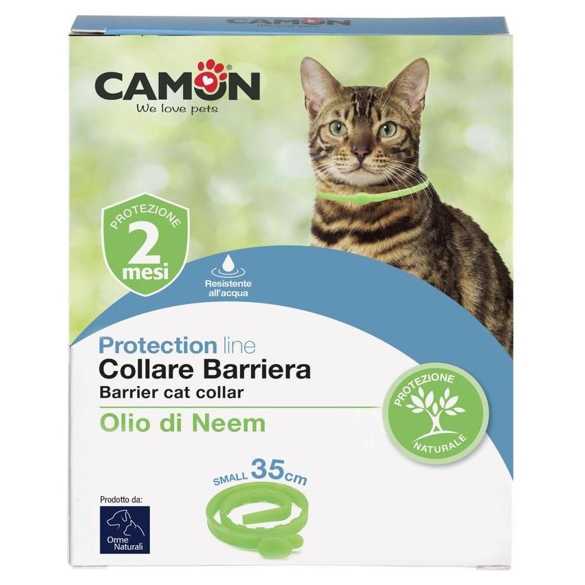 Camon Collare Antiparassitario con Olio di Neem per Gatti