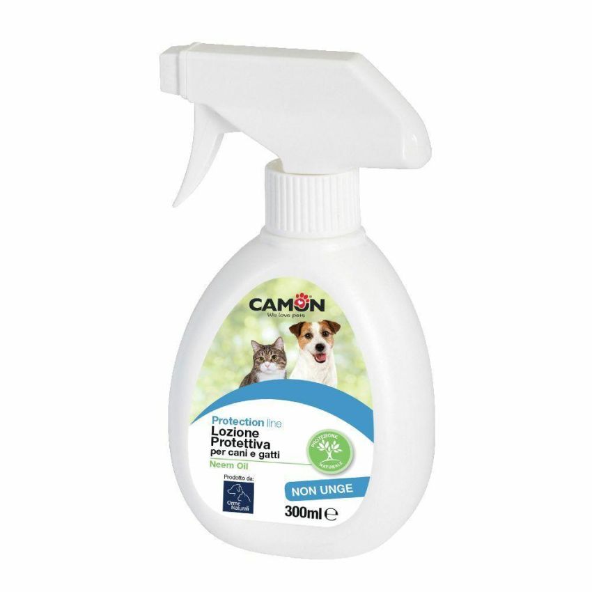 Lozione Protettiva Camon con Olio di Neem per Cani e Gatti - 300ml