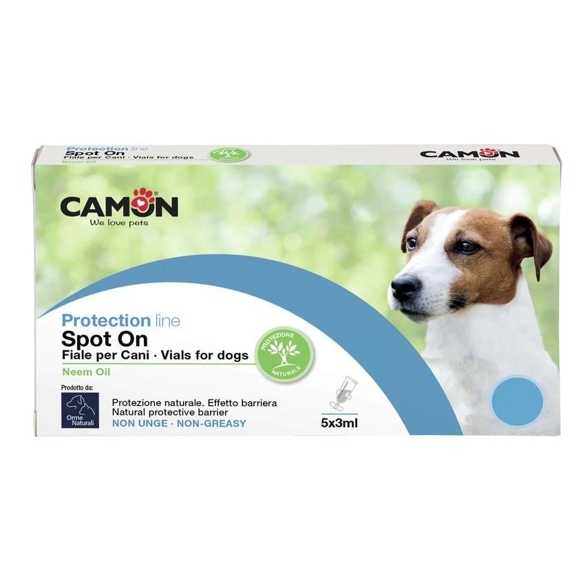 Camon Fiale Antiparassitarie Spot-On per Cani con Olio di Neem - 0-10Kg