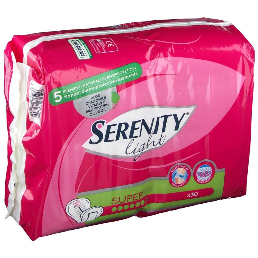 Pannolini per Incontinenza Serenity Light Lady Super - Pacco da 30 Pezzi
