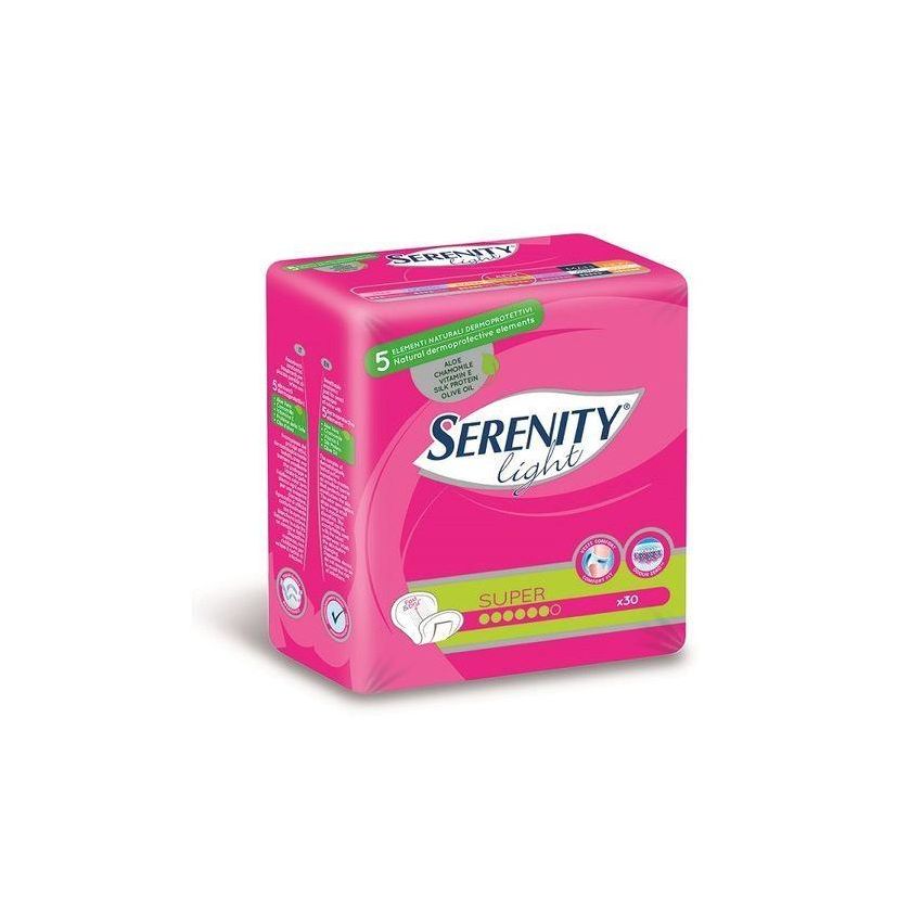 Pannolini per Incontinenza Serenity Light Lady Super - Pacco da 30 Pezzi
