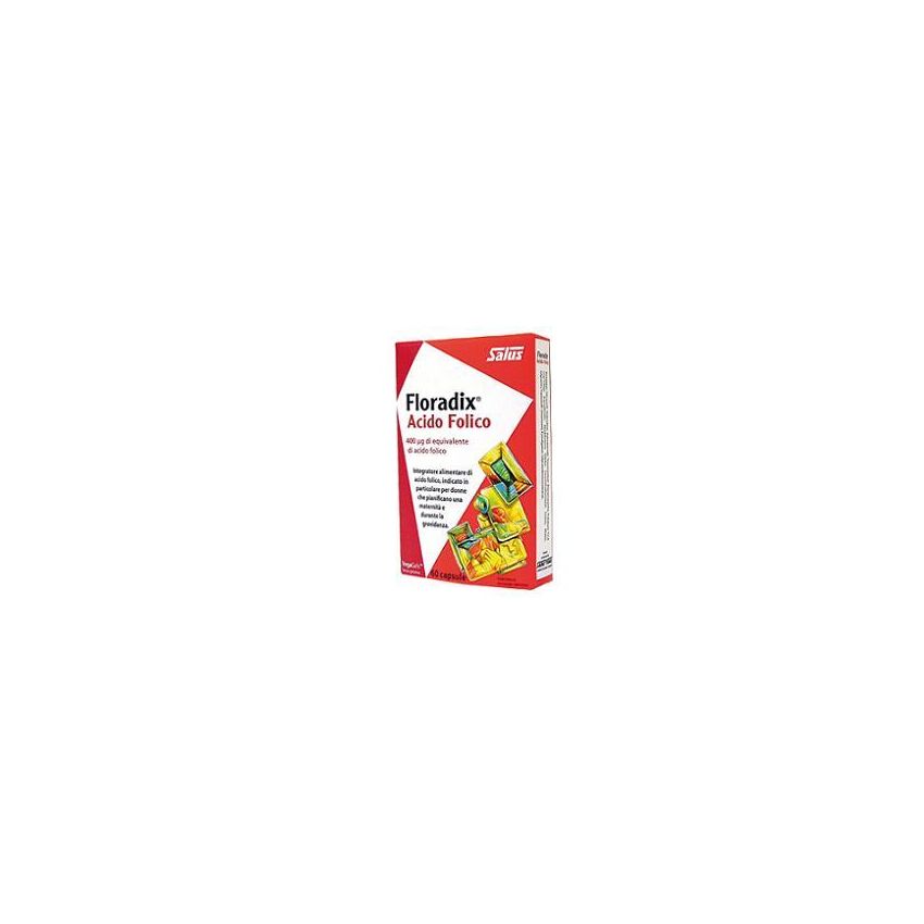 Salus Floradix Acido Folico - Integratore Alimentare 60 Capsule