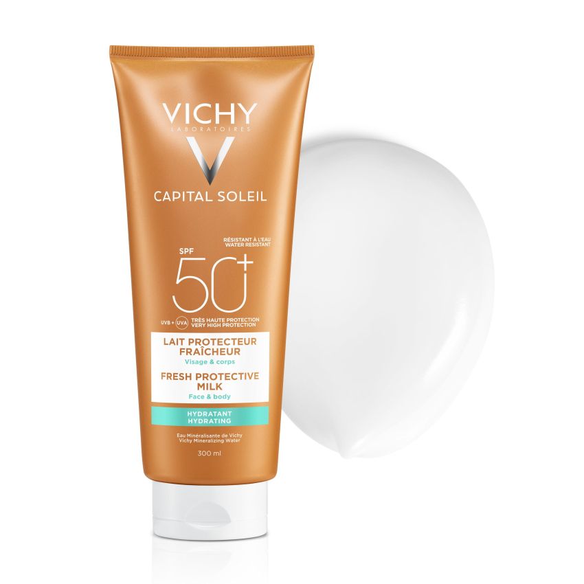 Vichy Capital Soleil Latte Fresco SPF 50+ Idratante Protettivo - 300ml