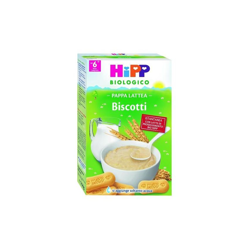 Hipp Bio Pappa Lattea al Biscotto Biologico per Bambini dai 6 Mesi+, 250g