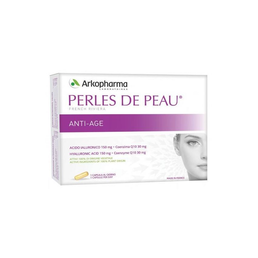 Arkopharma Perle di Bellezza - Compresse di Acido Ialuronico - 30 Pezzi
