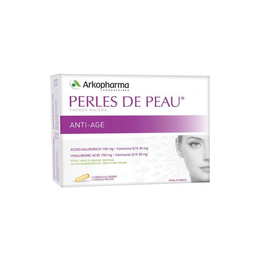 Arkopharma Perle di Bellezza - Compresse di Acido Ialuronico - 30 Pezzi