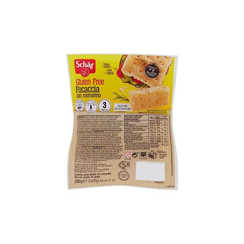 Schar Focaccia al Rosmarino senza Glutine - 200g