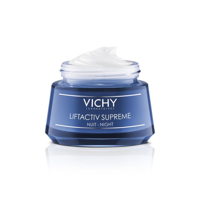 Vichy Liftactiv Supreme Crema Viso Notte Rigenerante e Lenitiva - 50ml