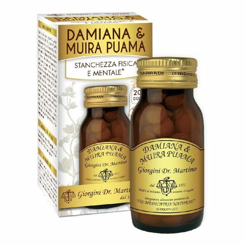 Damiana Muira Puama - Integratore di 100 Pastiglie