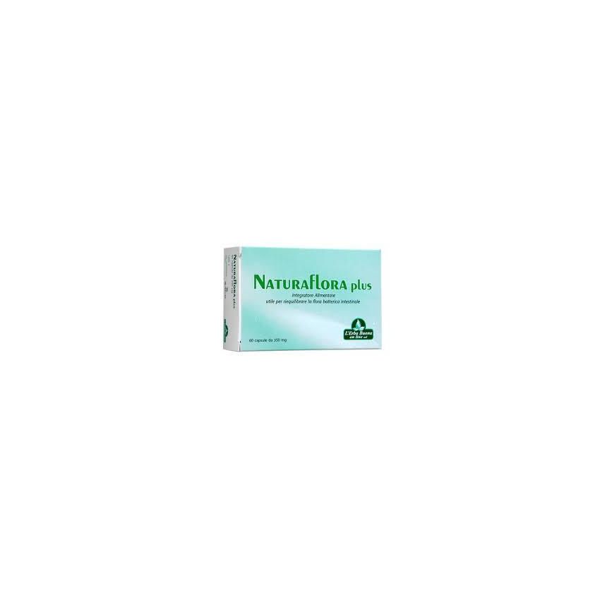 NaturaFlora Plus - Integratore Naturale Digestivo, 60 Capsule