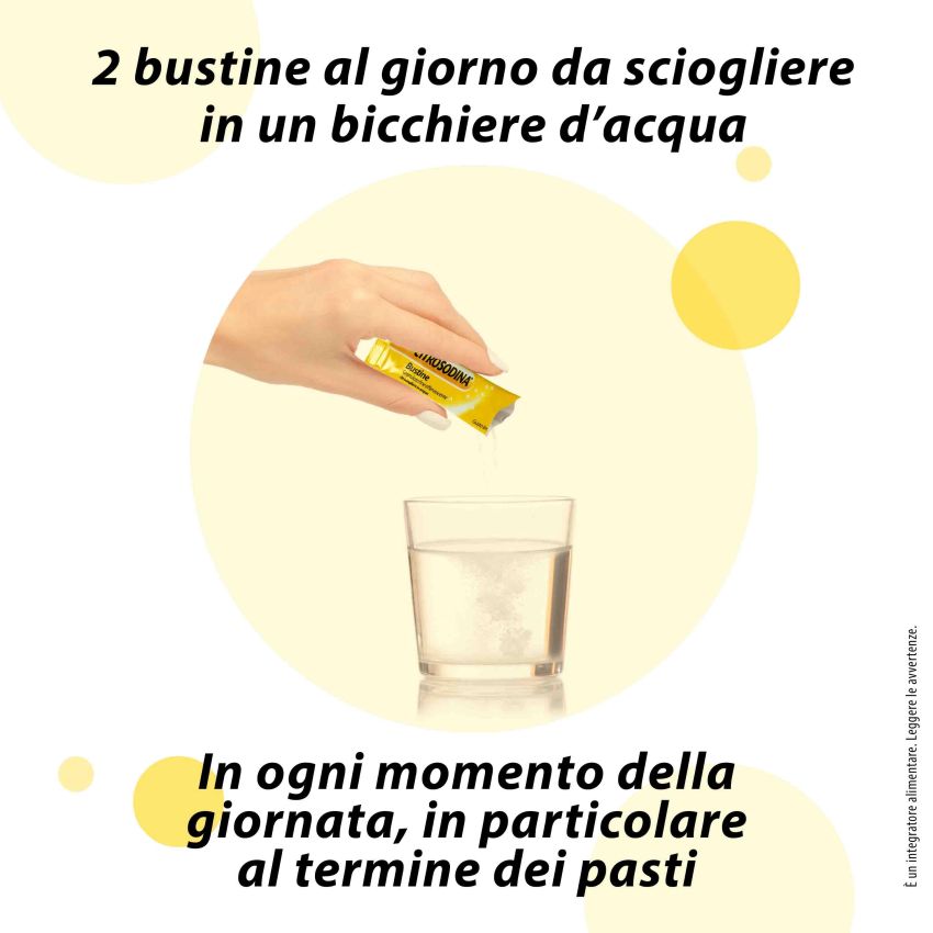 Citrosodina Effervescente con Calcio al Limone - 20 Bustine