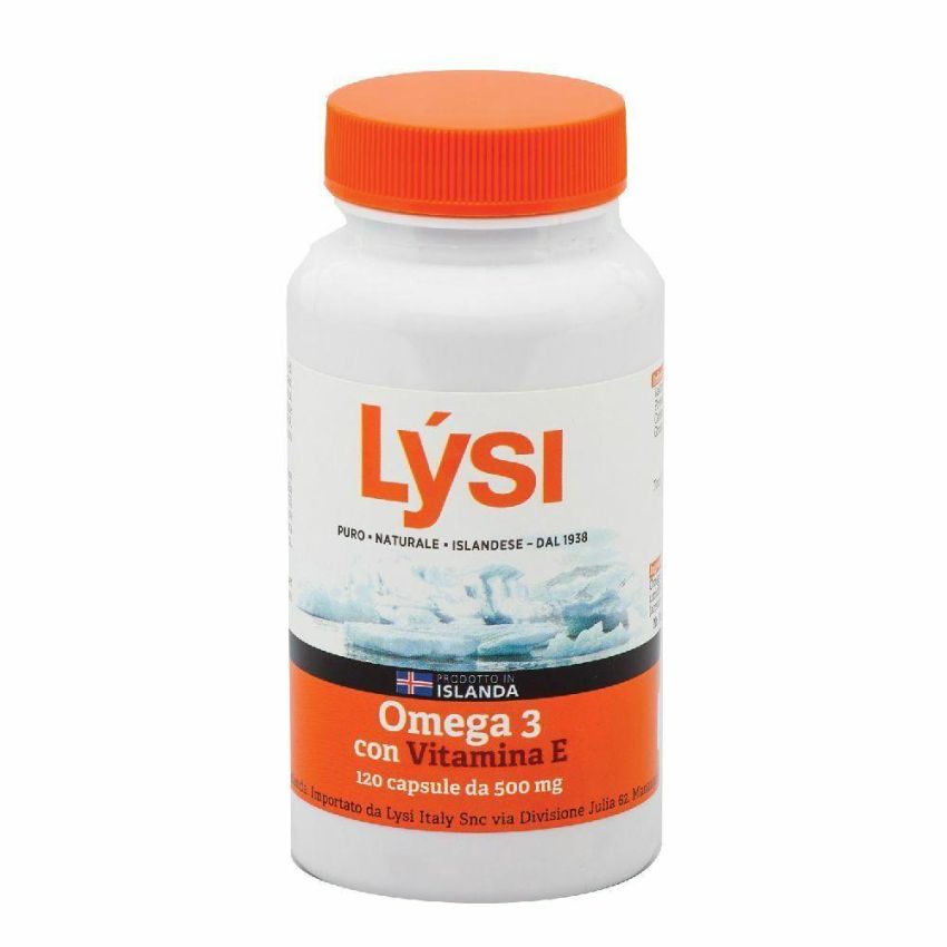 Lysi Omega 3 con Vitamina E - 120 capsule