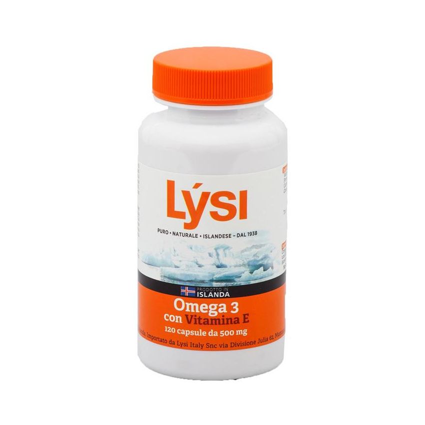 Lysi Omega 3 con Vitamina E - 120 capsule