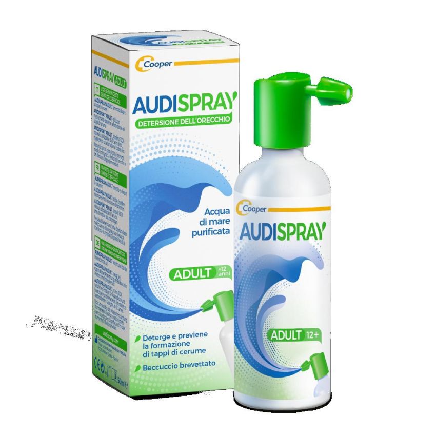 Audispray Soluzione Auricolare senza Gas per Adulti, 50ml