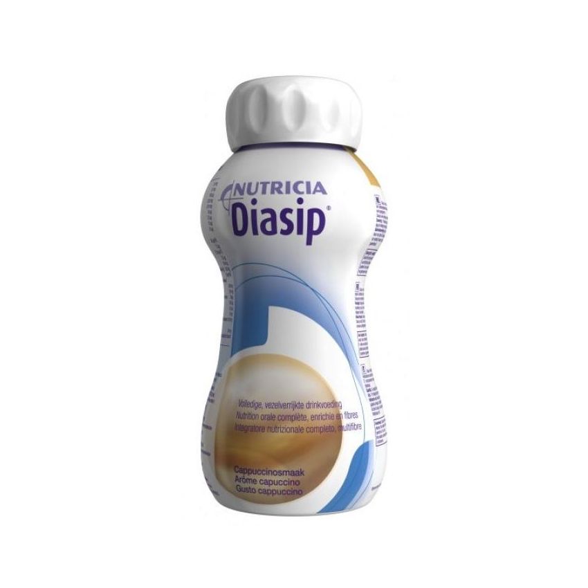 Nutricia Diasip Cappuccino Nutritional Drink - Pack da 4 (200ml)