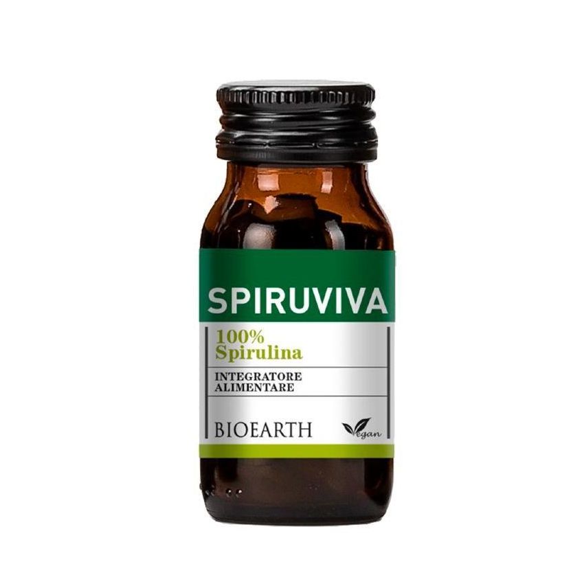 Spiruviva - Compresse di Spirulina Naturale, 90 Pezzi