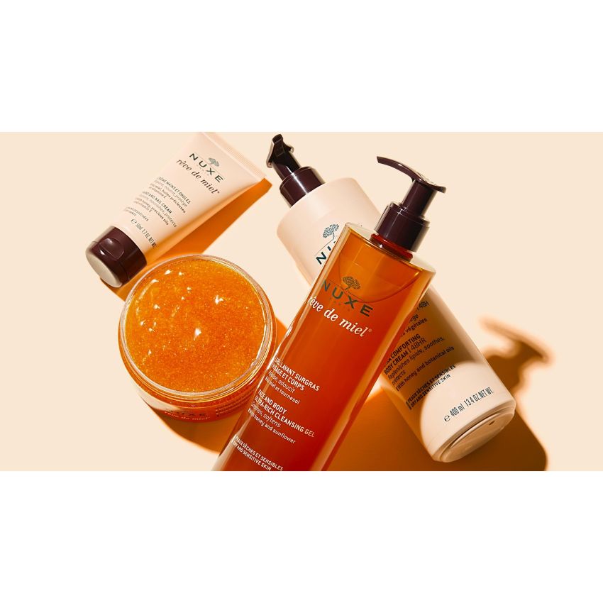 Gel Detergente Nuxe Rêve De Miel per Viso e Corpo - 400ml