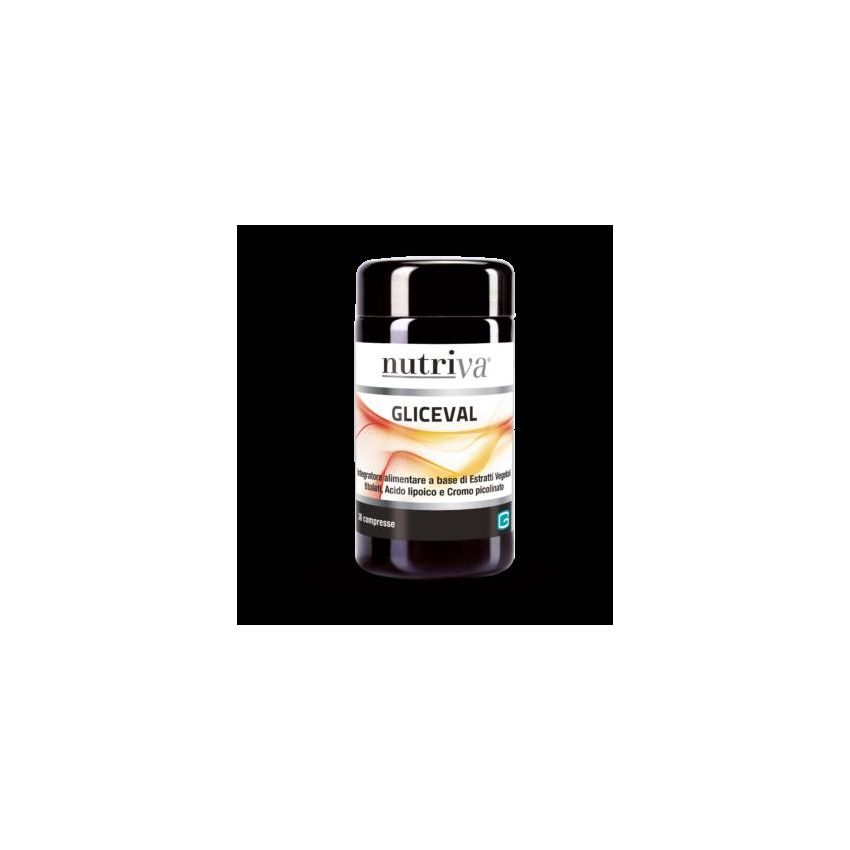 Nutriva Gliceval - Supplemento Nutrizionale in Compresse, Confezione da 30