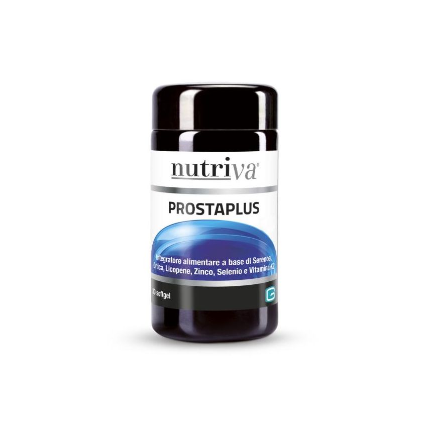 Nutriva ProstaPlus - Integratore Salute Prostata, 30 Softgel Capsule