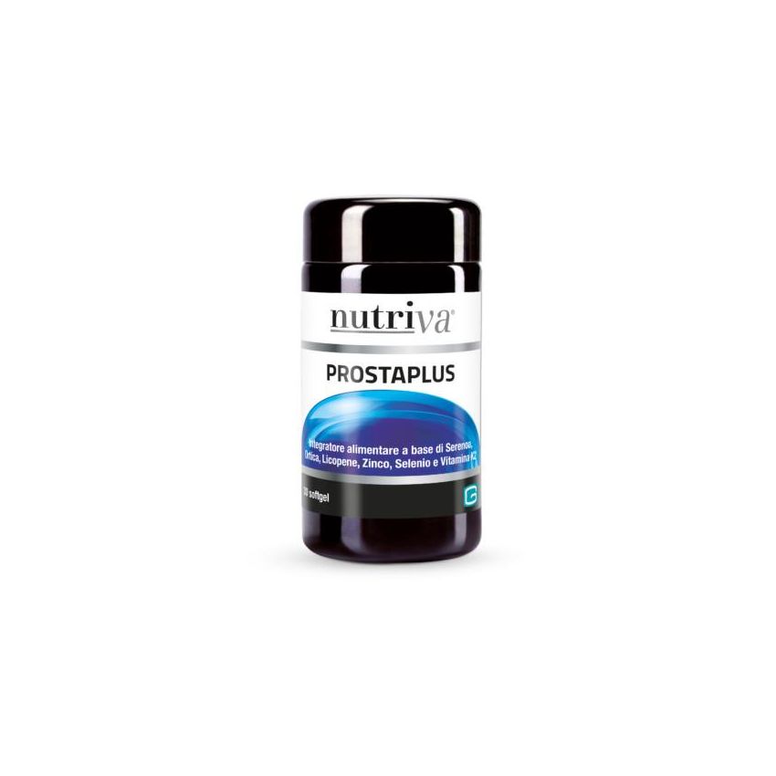 Nutriva ProstaPlus - Integratore Salute Prostata, 30 Softgel Capsule