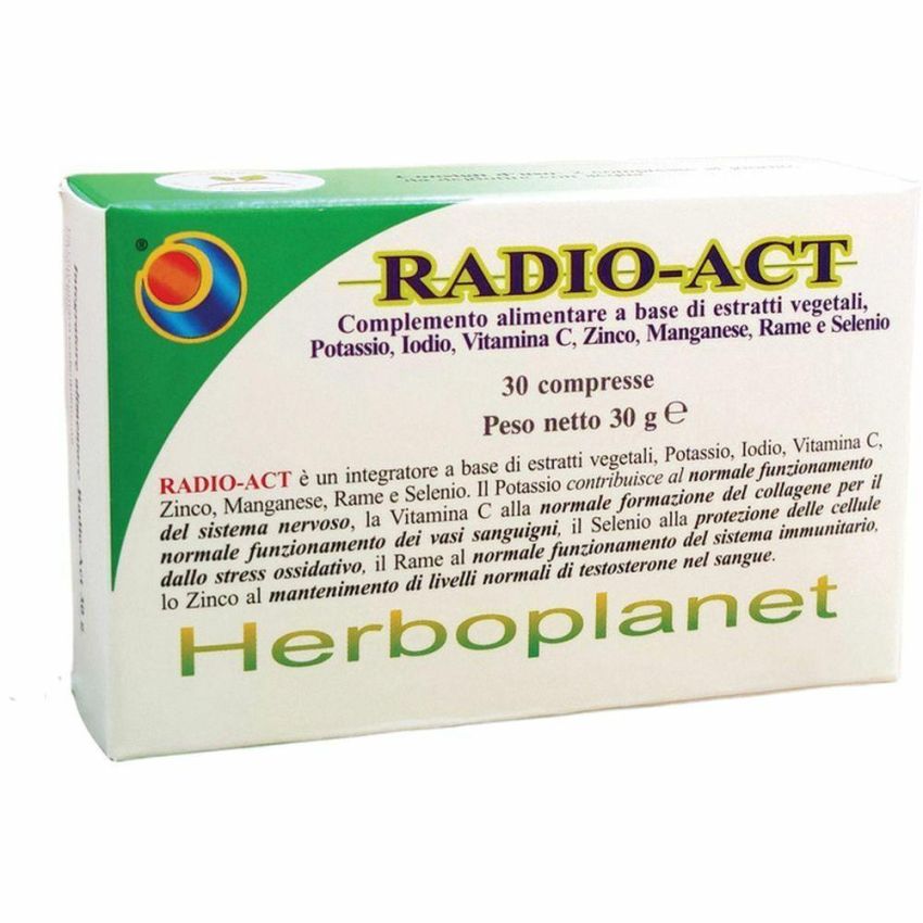 Radio Act 30g - Integratore Alimentare in 30 Compresse