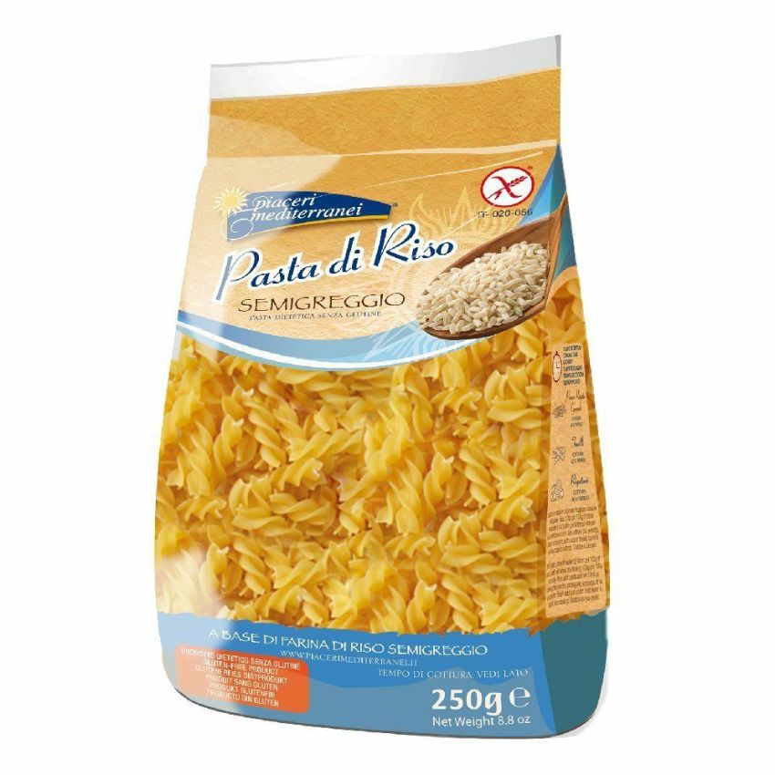 Fusilli di Pasta di Riso Piaceri Mediterranei - 250g