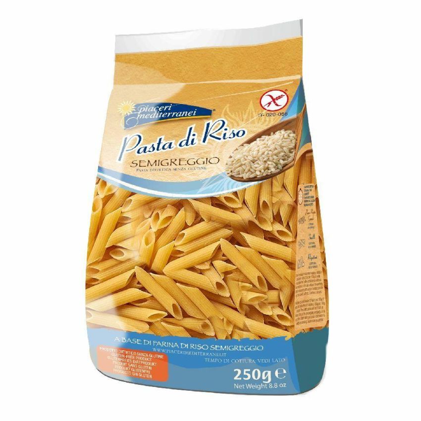 Penne Rigate di Riso - Piaceri Mediterranei, 250g