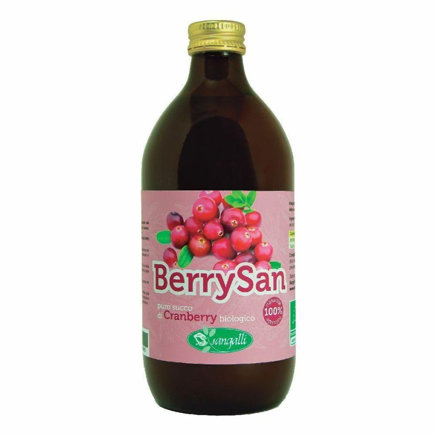 Puro Succo di Cranberry Sangalli Berrysan - 500ml