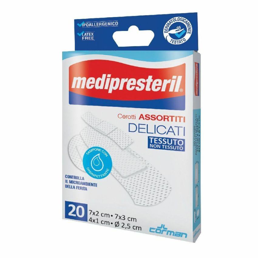 MediPresteril Cerotti Delicati Assortiti - Set di 20 Pezzi