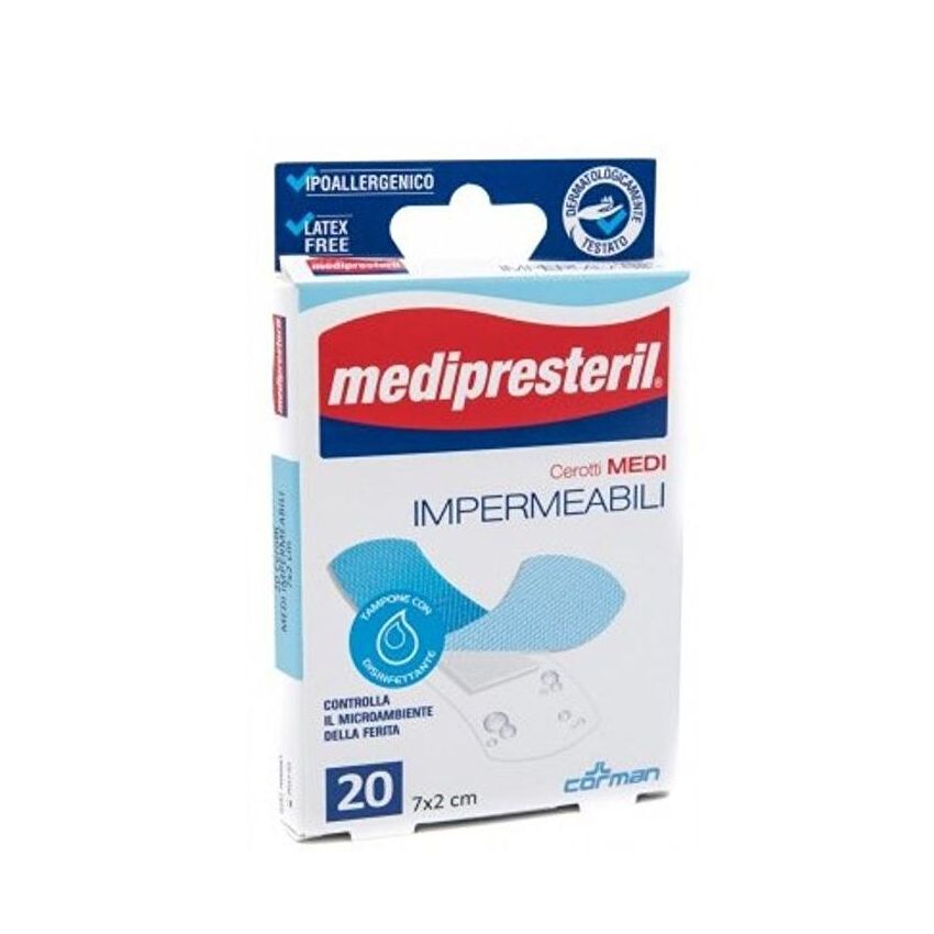 Medipresteril Cerotto Impermeabile 7x2cm - Confezione da 20 Pezzi