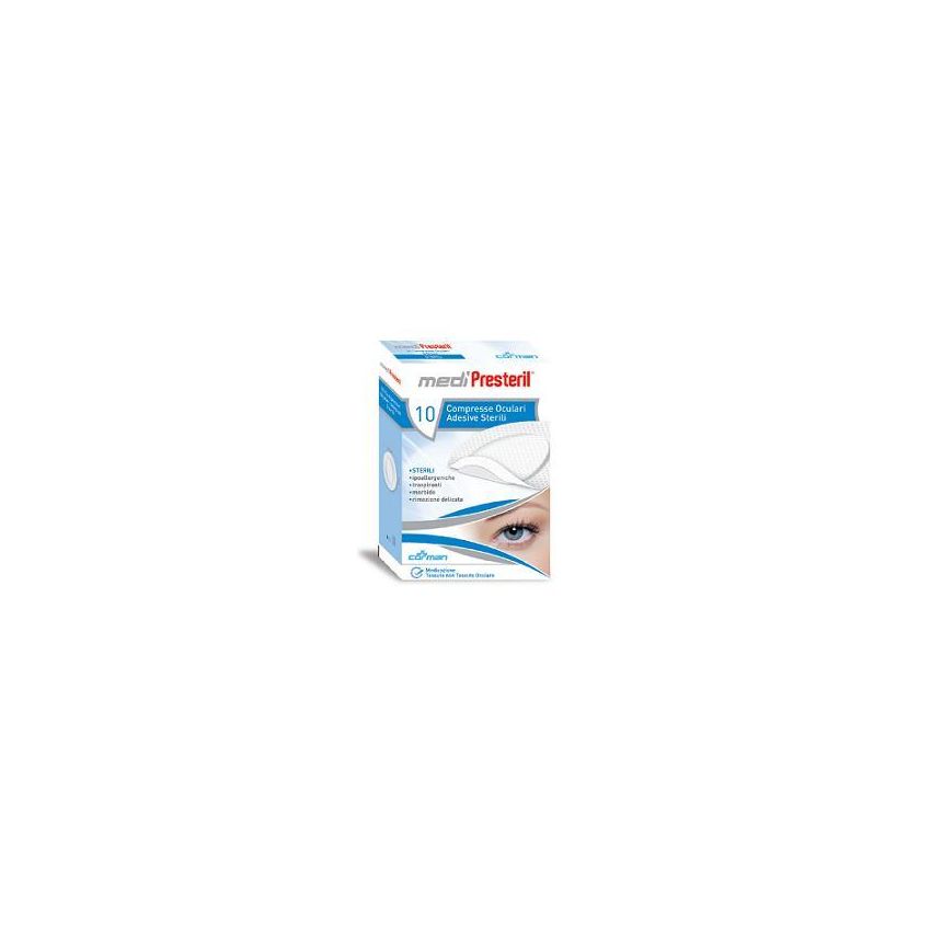 Medipresteril Adhesive Eye Dressing, Pack of 10