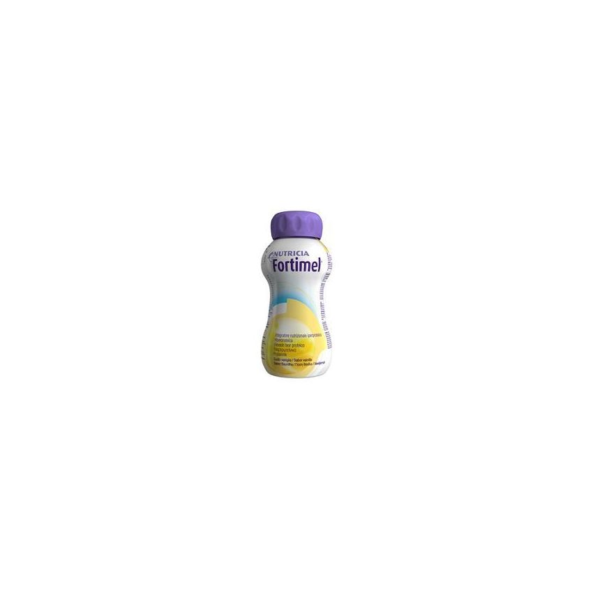 Fortimel Vaniglia - Supplemento Nutrizionale in Bottiglia, Pack di 4 x 200ml