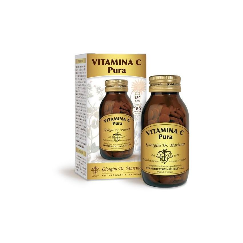 Dr Giorgini Integratore di Vitamina C Pura - 180 Compresse