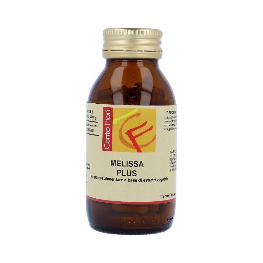 Melissa Plus Veg - Integratore Alimentare Naturale, 100 Capsule Vegetali