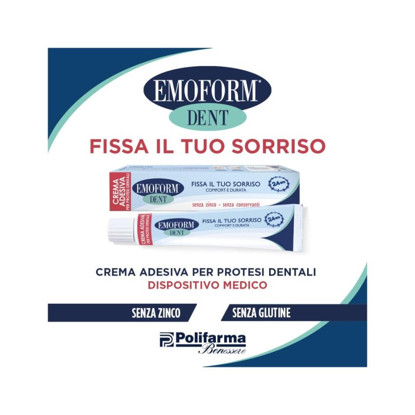 Emoform Crema per Dentiere, 45g