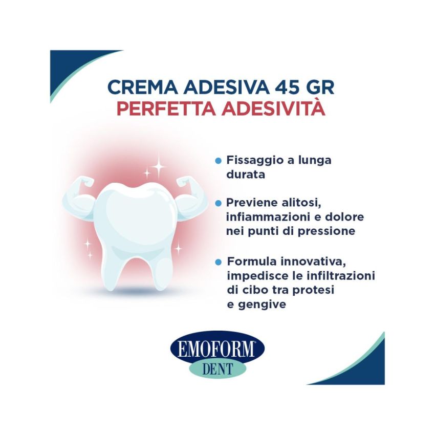 Emoform Crema per Dentiere, 45g