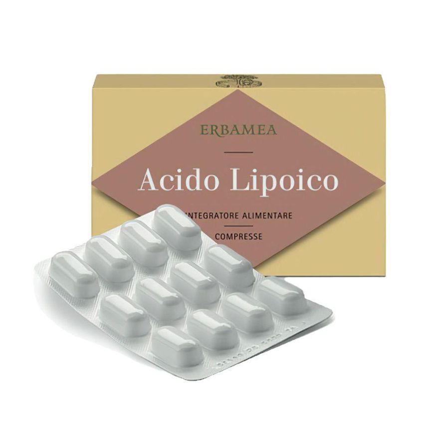 Erbamea Acido Lipoico - Integratore Alimentare, 24 Compresse
