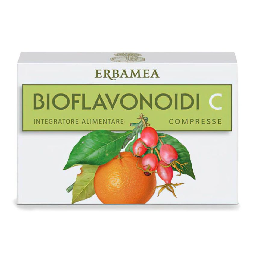 Erbamea Bioflavonoidi con Vitamina C - 24 Compresse Biologiche