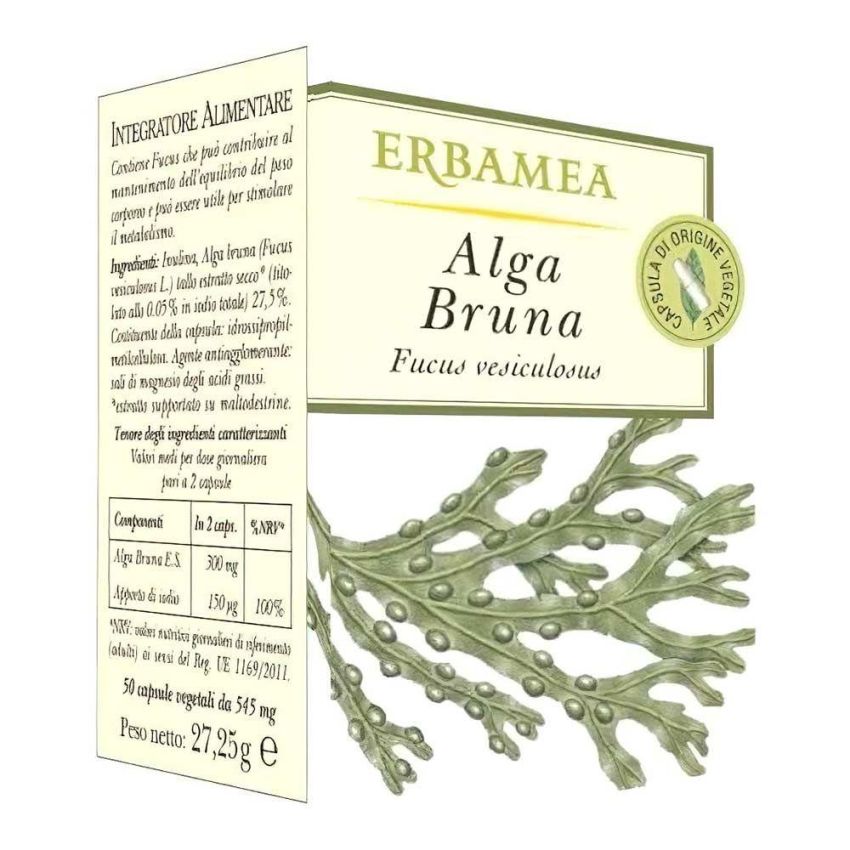 Erbamea Alga Bruna - 50 Capsule Vegetali