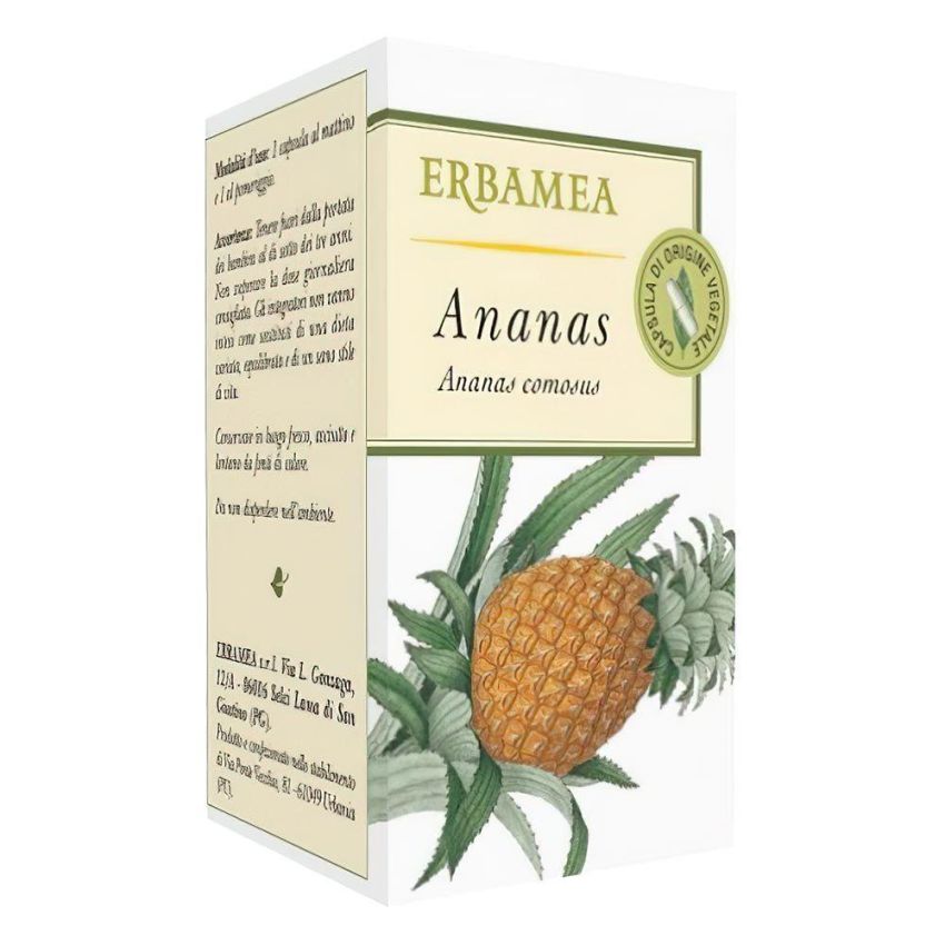 Erbamea Ananas - Integratore Alimentare Naturale in Capsule da 50 Pezzi