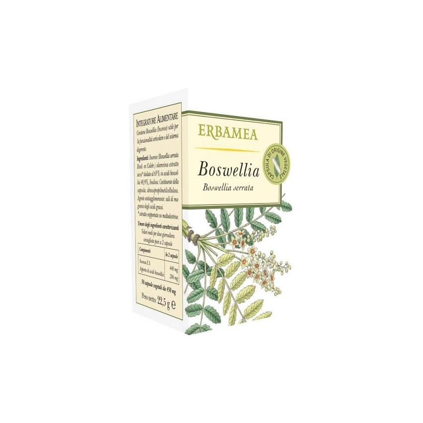 Erbamea Boswellia - Integratore Naturale in Capsule, 50 Capsule