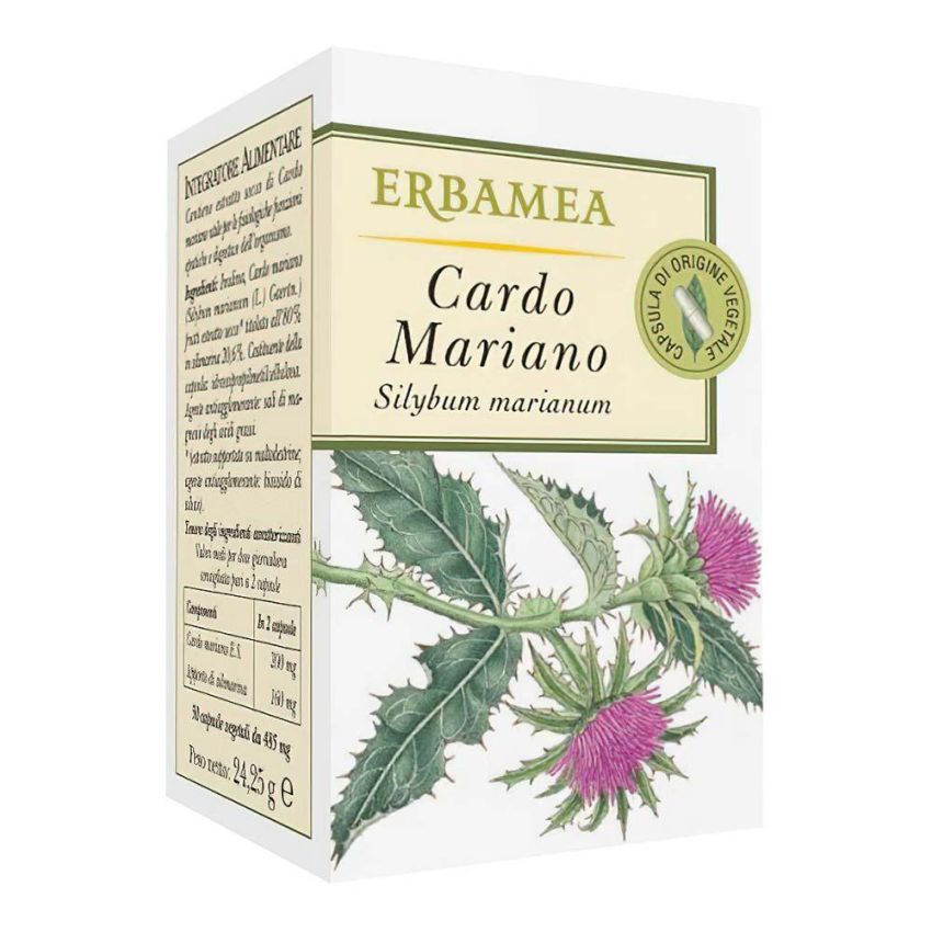 Erbamea Cardo Mariano - Supplemento Naturale di 50 Opercoli