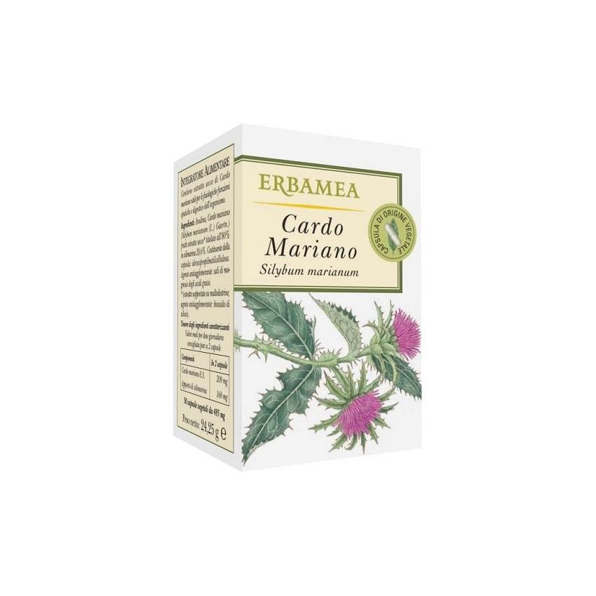 Erbamea Cardo Mariano - Supplemento Naturale di 50 Opercoli