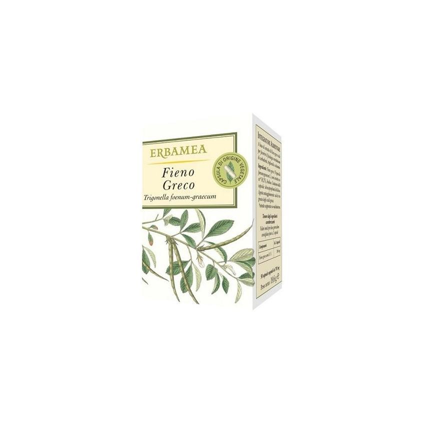 Erbamea Fieno Greco - Integratore Naturale in Capsule, 50 pezzi