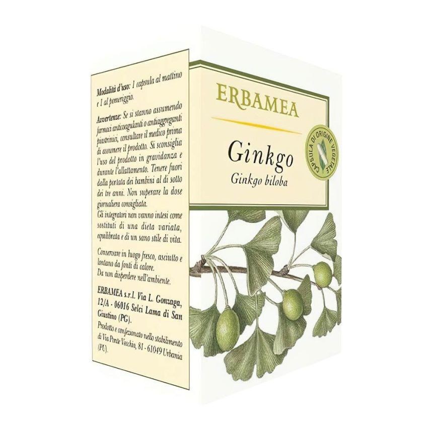 Erbamea Ginkgo Biloba 50 Capsule Vegetali