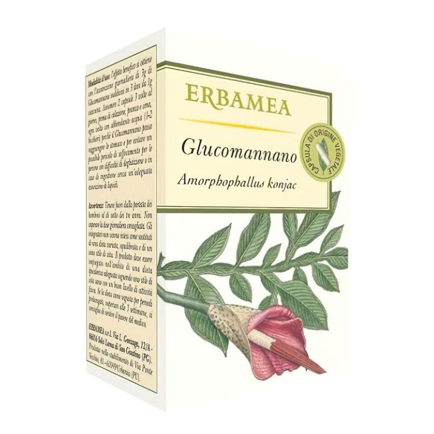 Erbamea Glucomannan Supplement - 50 Capsule