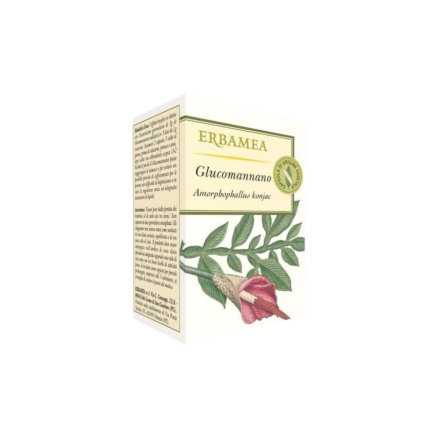 Erbamea Glucomannan Supplement - 50 Capsule