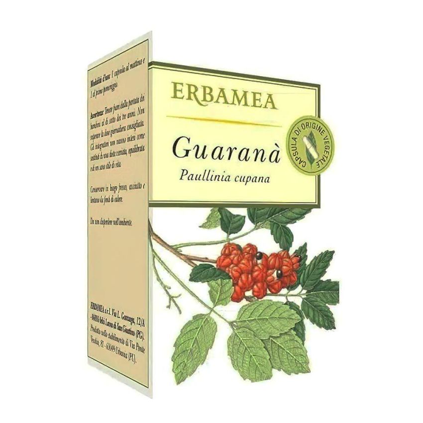 Erbamea Guarana Energizzante Naturale - 50 Capsule
