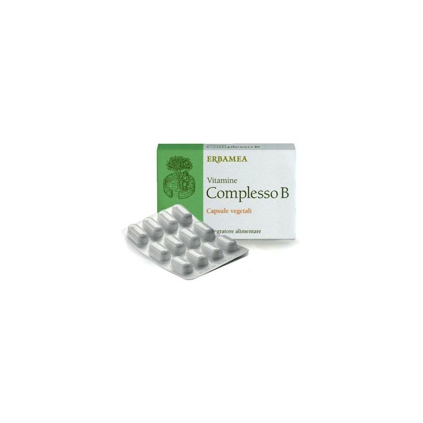 Erbamea Complesso di Vitamine B - 24 Capsule Vegetali